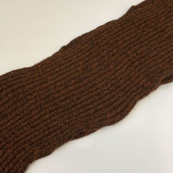 Vintage Benetton Black/Brown Scarf - Picture 3 of 3